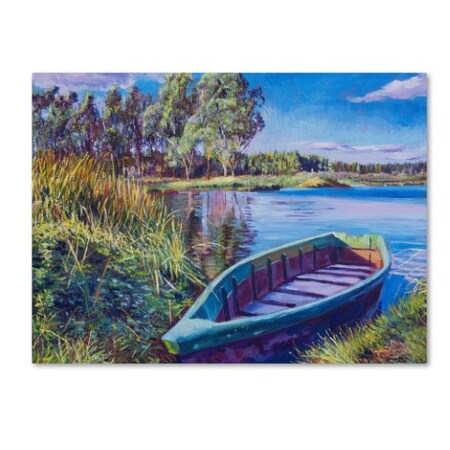 Trademark Fine Art David Lloyd Glover 'Summer Lake' Canvas Art, 18x24 DLG0380-C1824GG